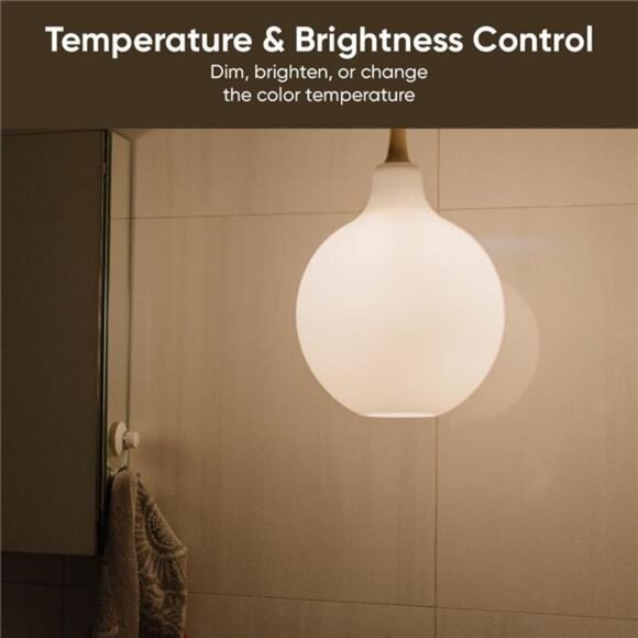 Wyze Bulb White, 800 Lumen, 90+CRI WiFi Tunable-White A19 Smart Light Bulb - Picture 2 of 14